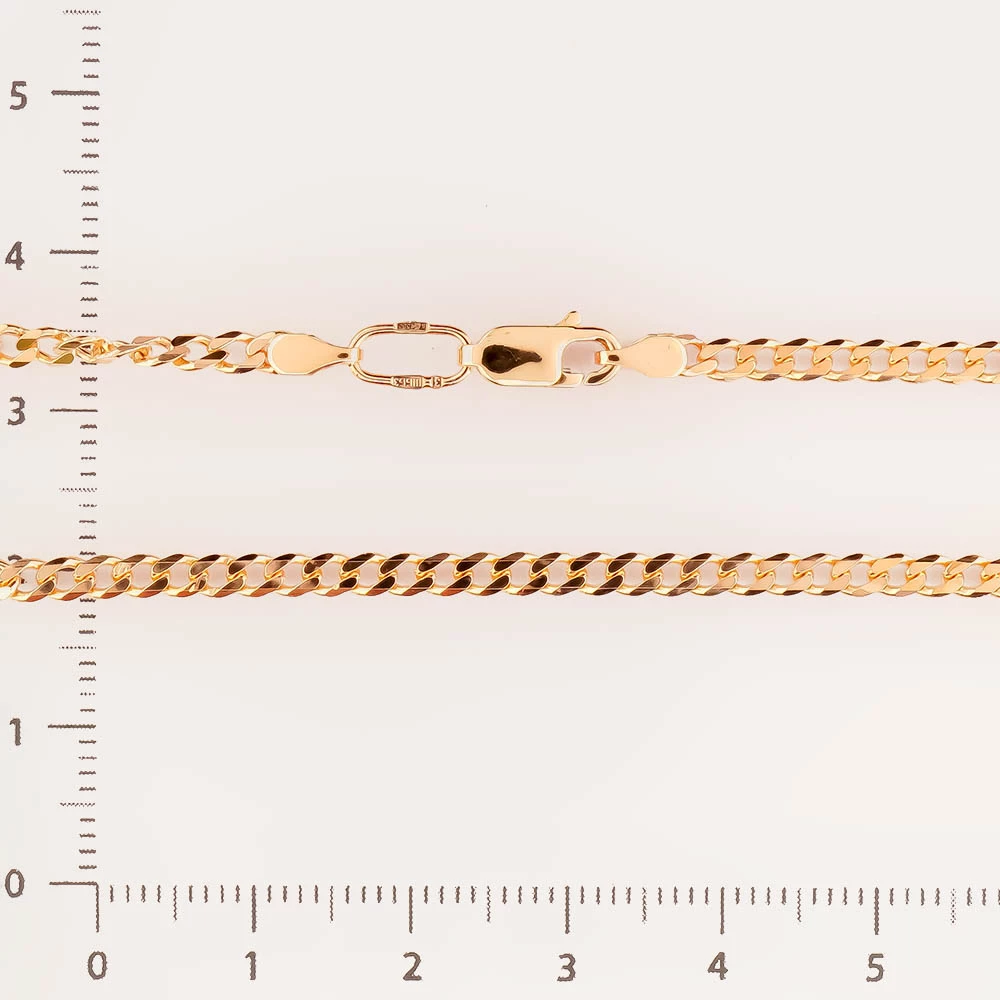 Цепь из красного золота 585 пробы
