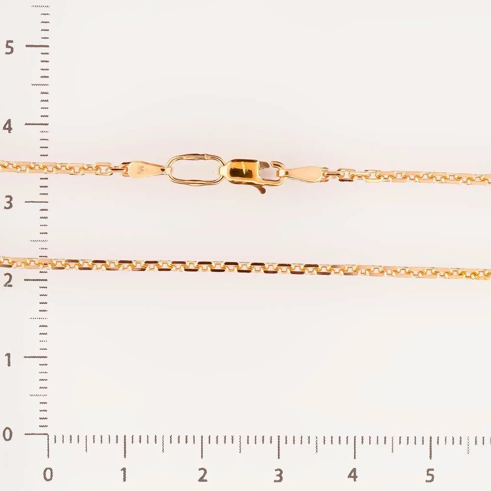 Цепь из красного золота 585 пробы