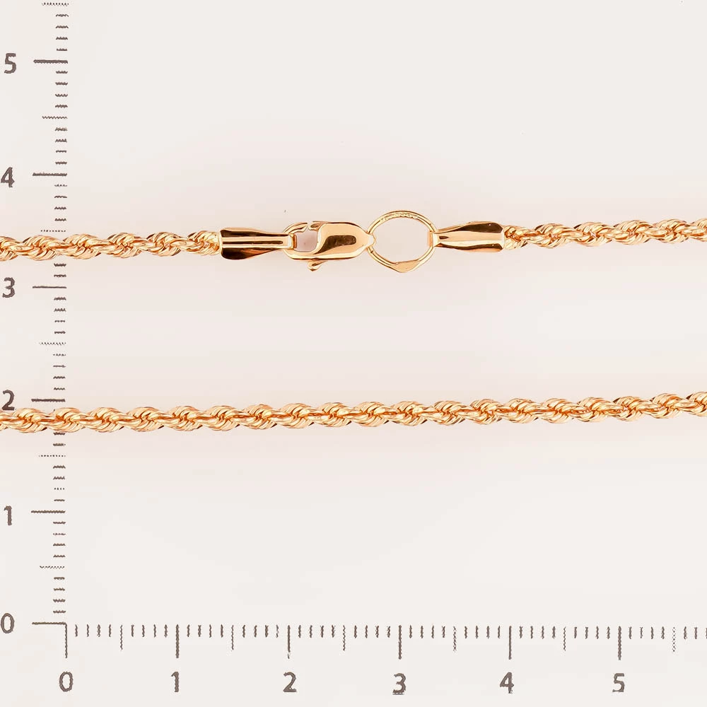 Цепь из красного золота 585 пробы