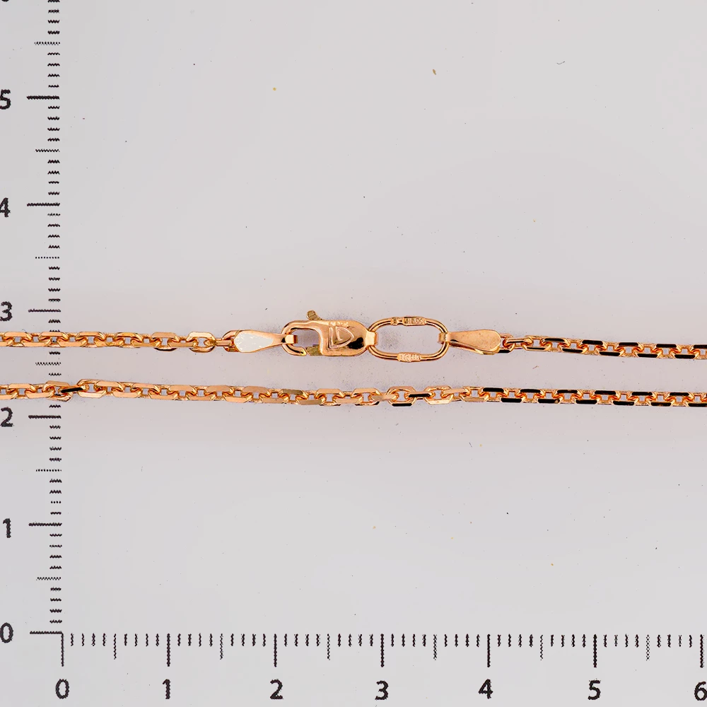 Цепь из красного золота 585 пробы