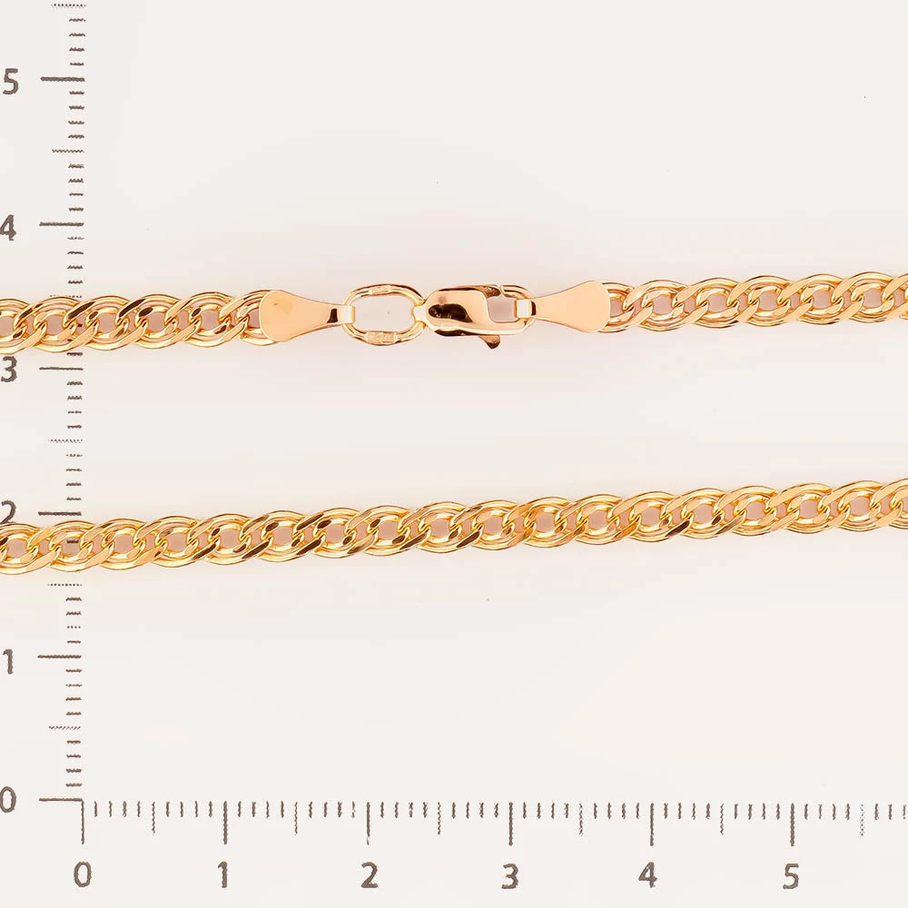 Цепь из красного золота 585 пробы
