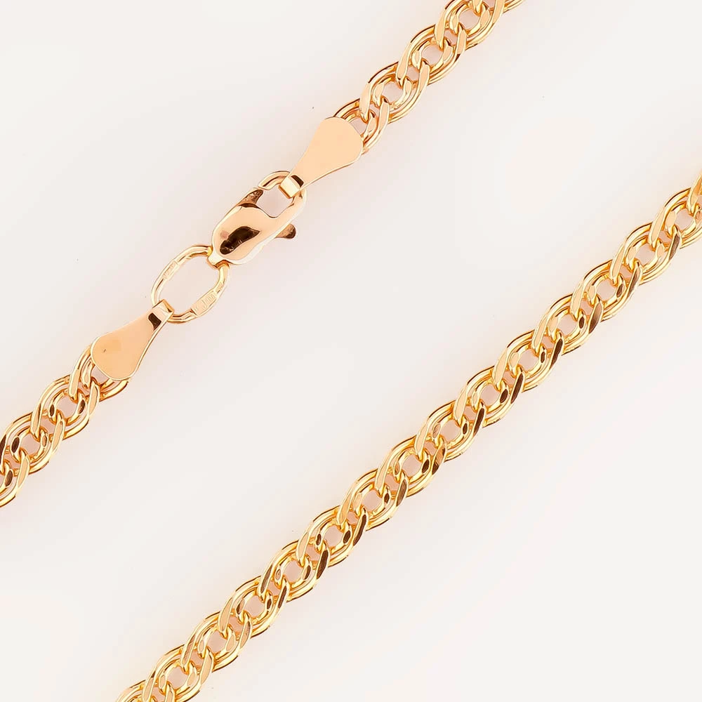 Цепь из красного золота 585 пробы