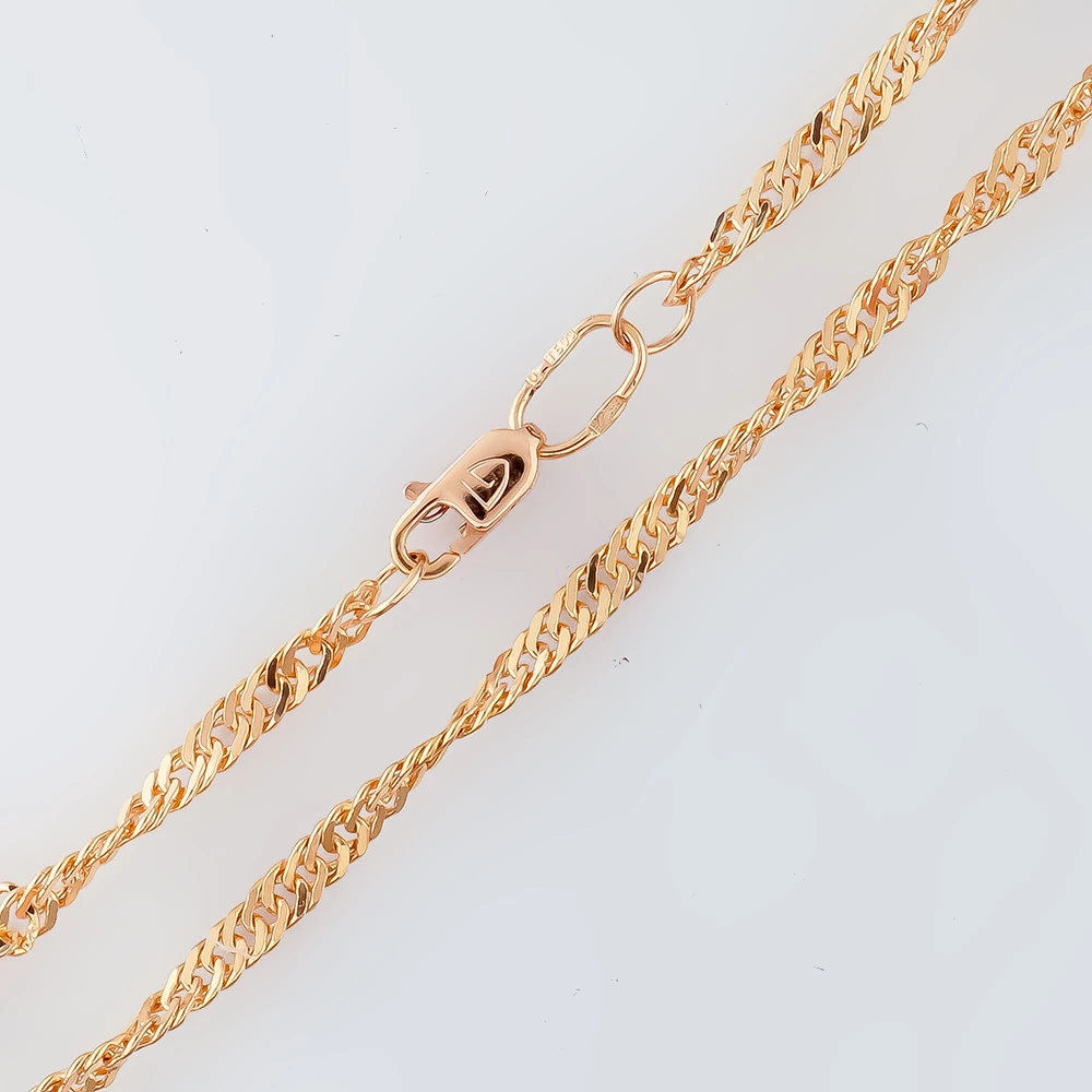 Цепь из красного золота 585 пробы