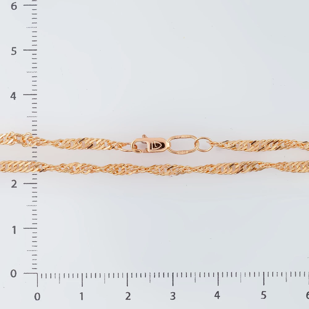 Цепь из красного золота 585 пробы