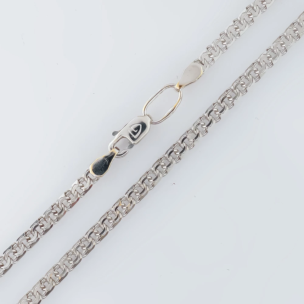 Цепь из белого золота 585 пробы