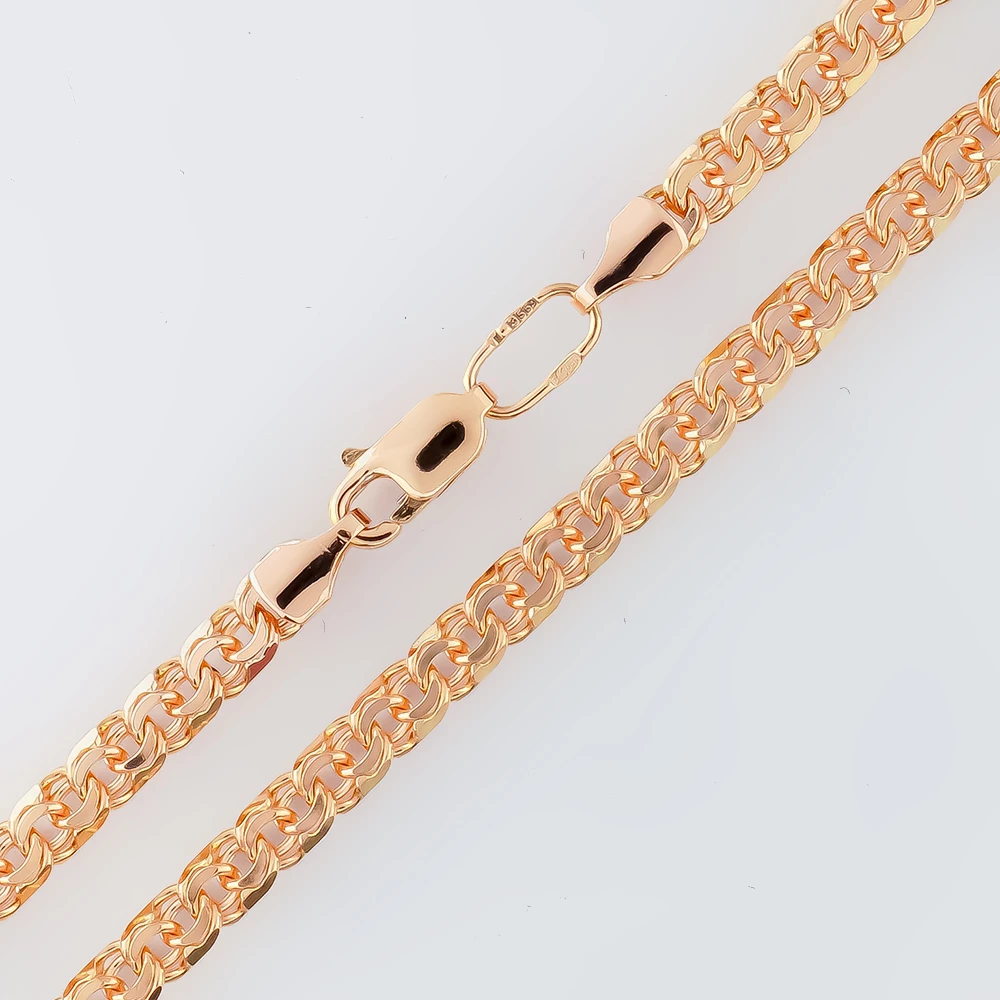 Цепь из красного золота 585 пробы