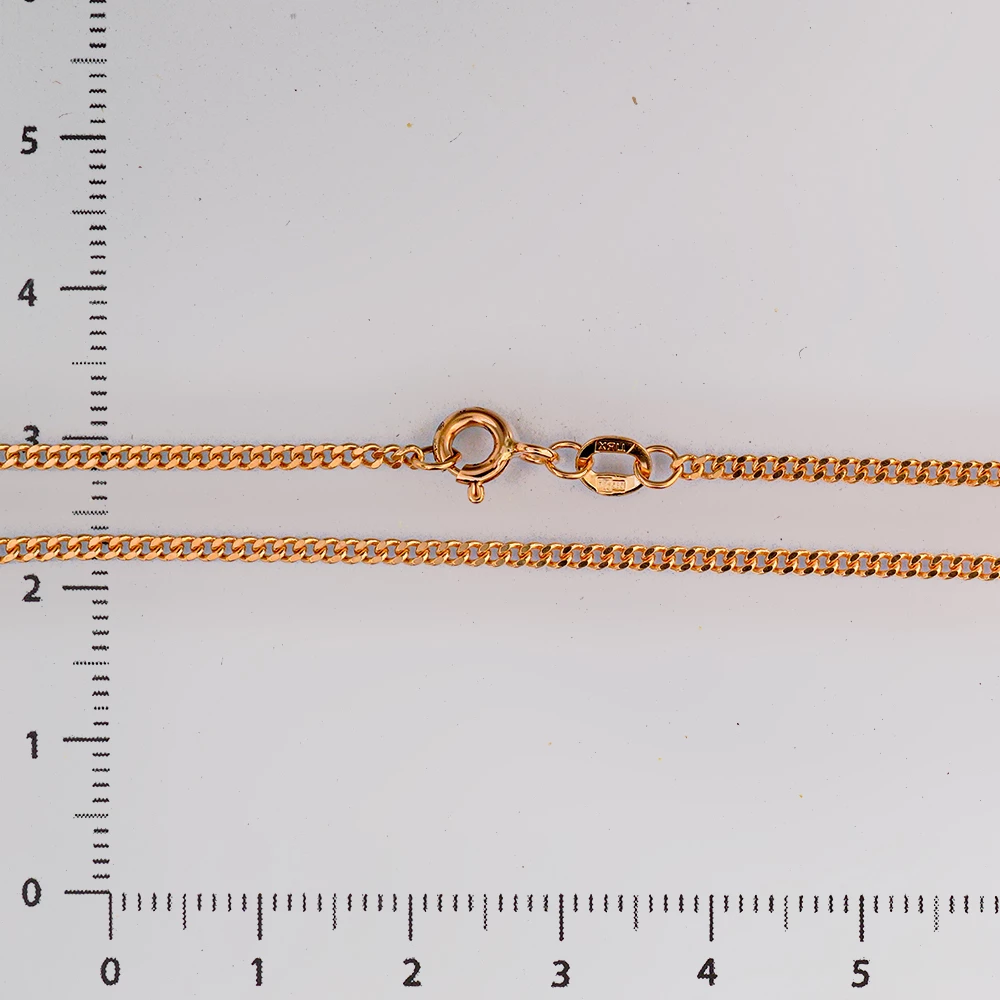 Цепь из красного золота 585 пробы