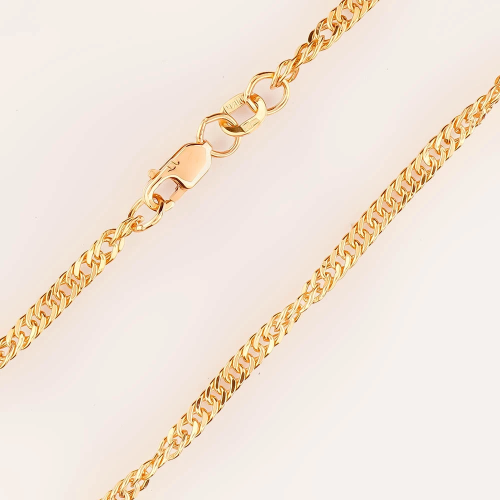 Цепь из красного золота 585 пробы