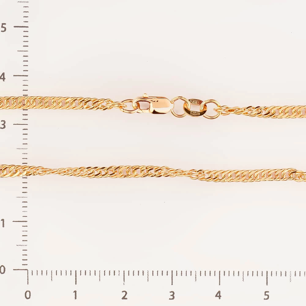 Цепь из красного золота 585 пробы