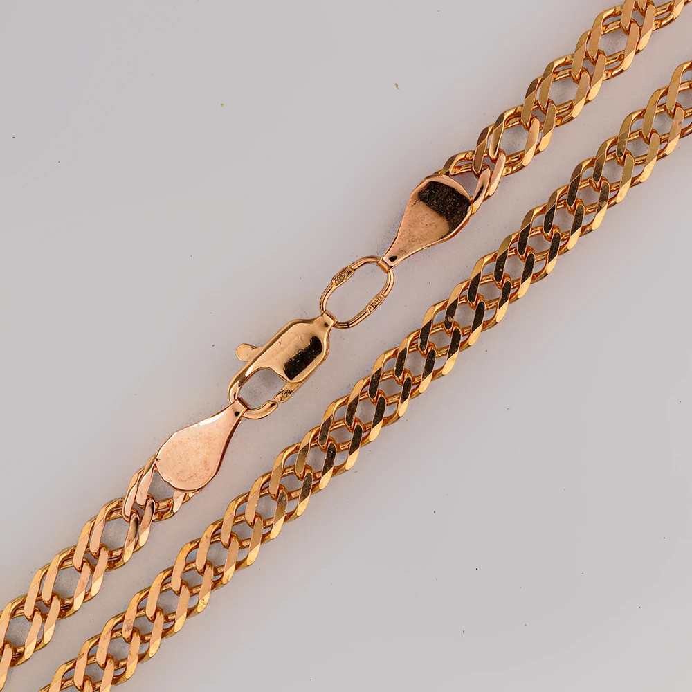 Цепь из красного золота 585 пробы