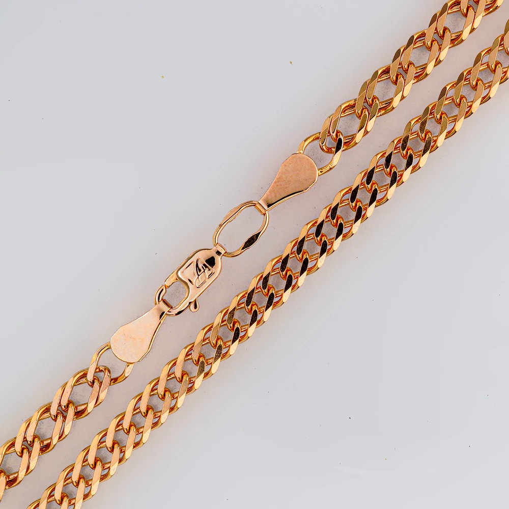 Цепь из красного золота 585 пробы