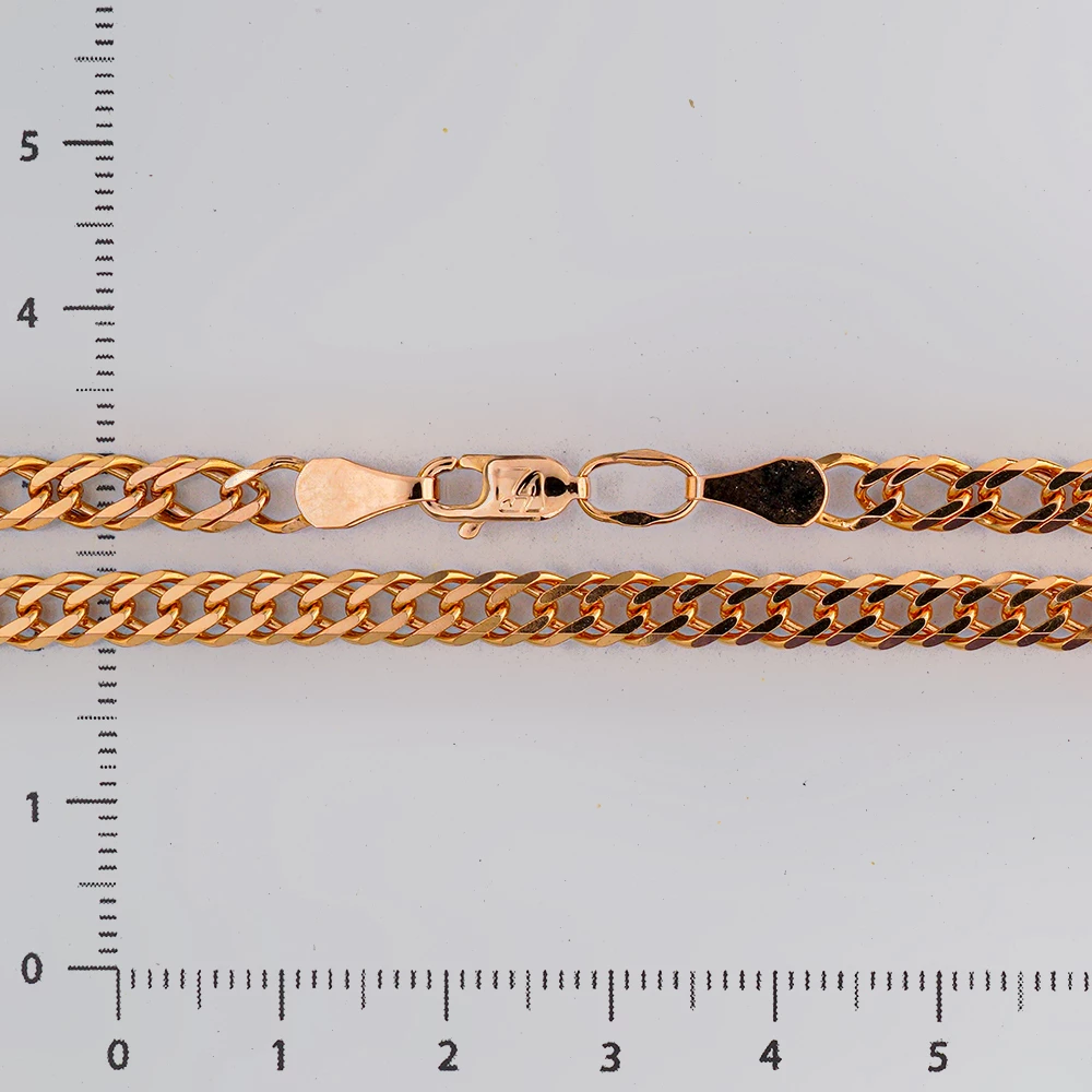 Цепь из красного золота 585 пробы