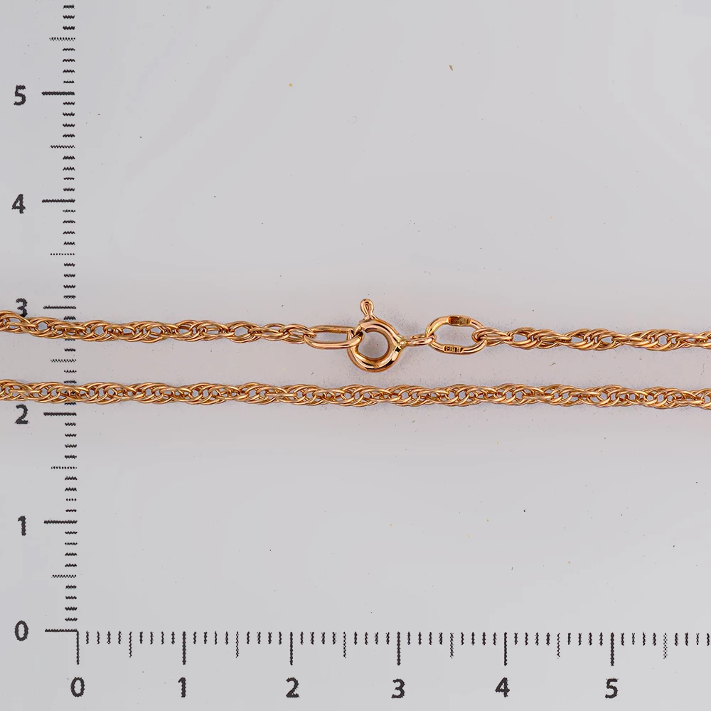Цепь из красного золота 585 пробы