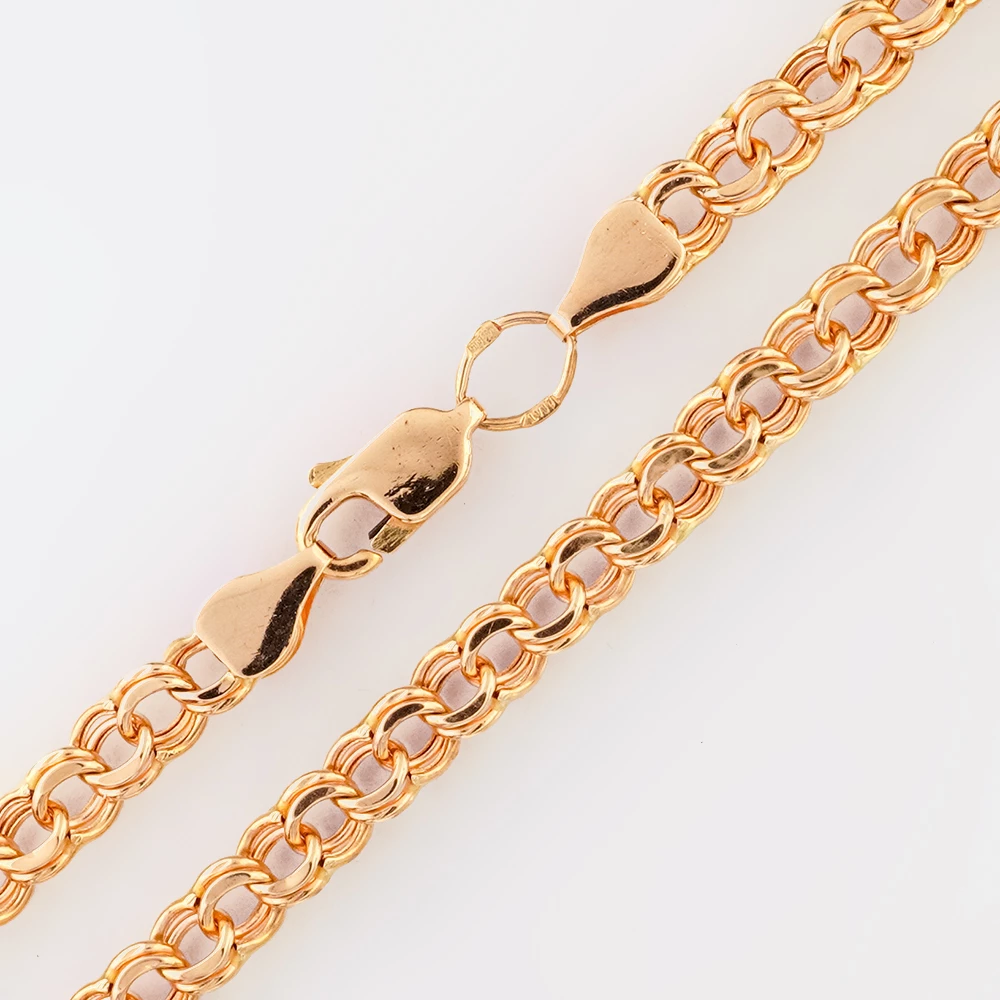 Цепь из красного золота 585 пробы