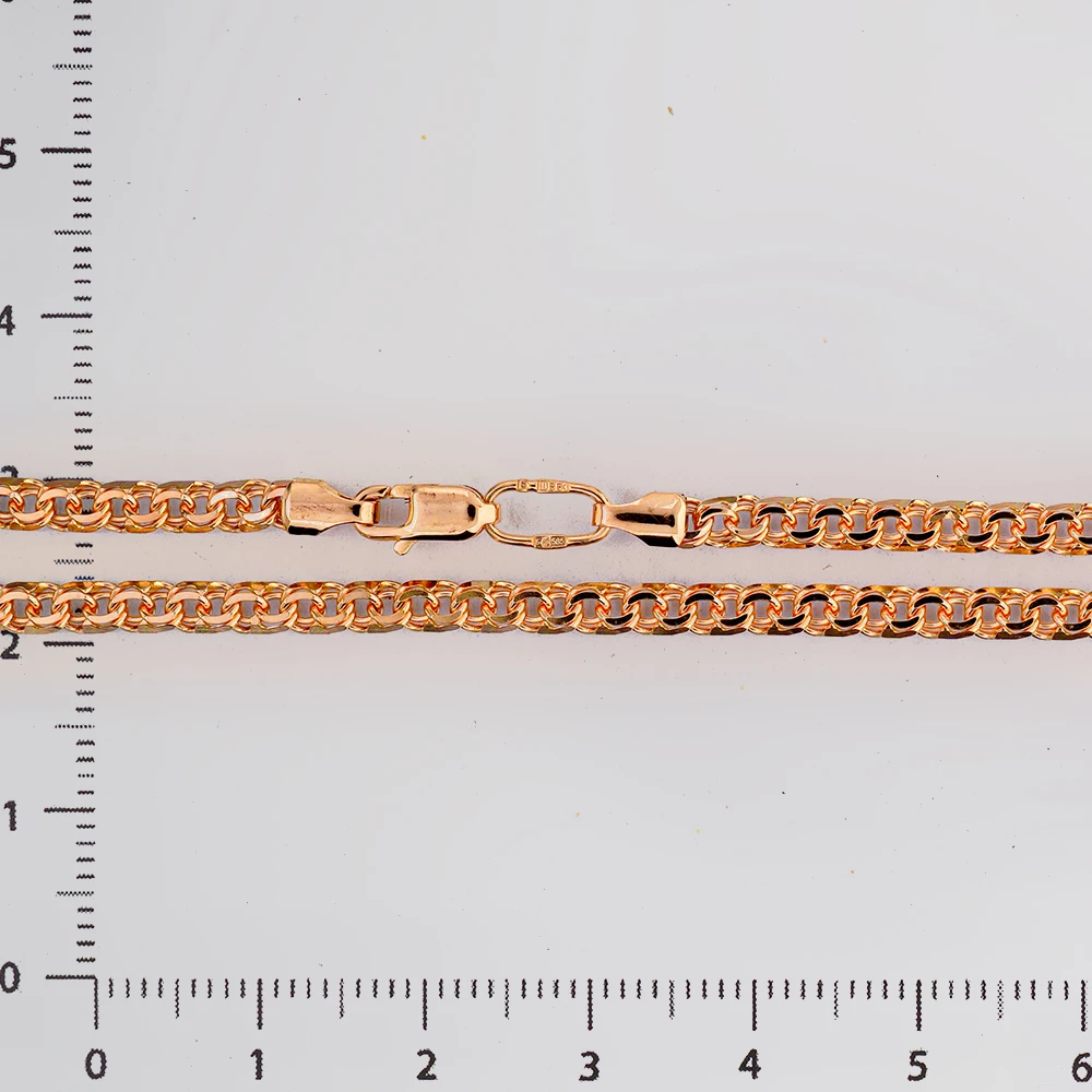 Цепь из красного золота 585 пробы