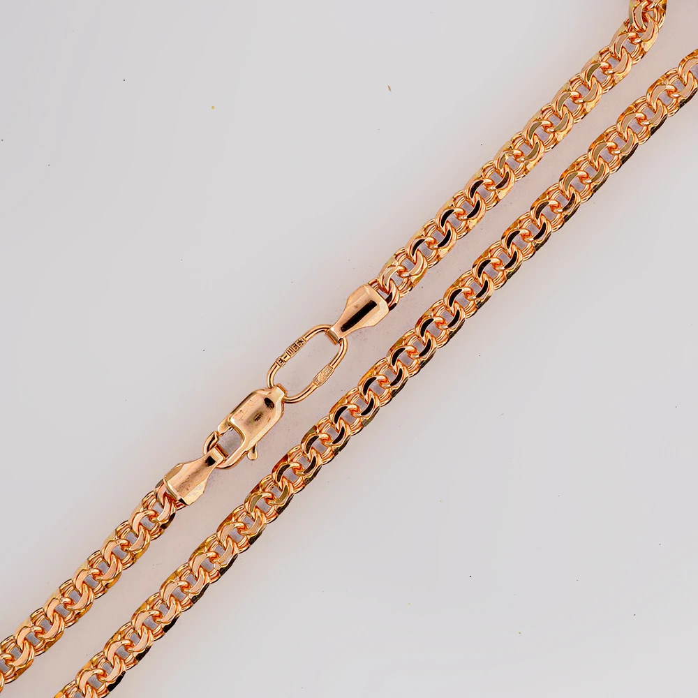 Цепь из красного золота 585 пробы