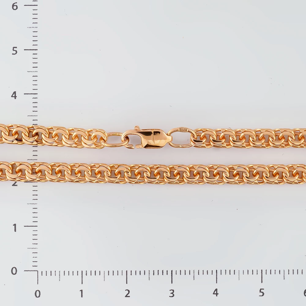 Цепь из красного золота 585 пробы