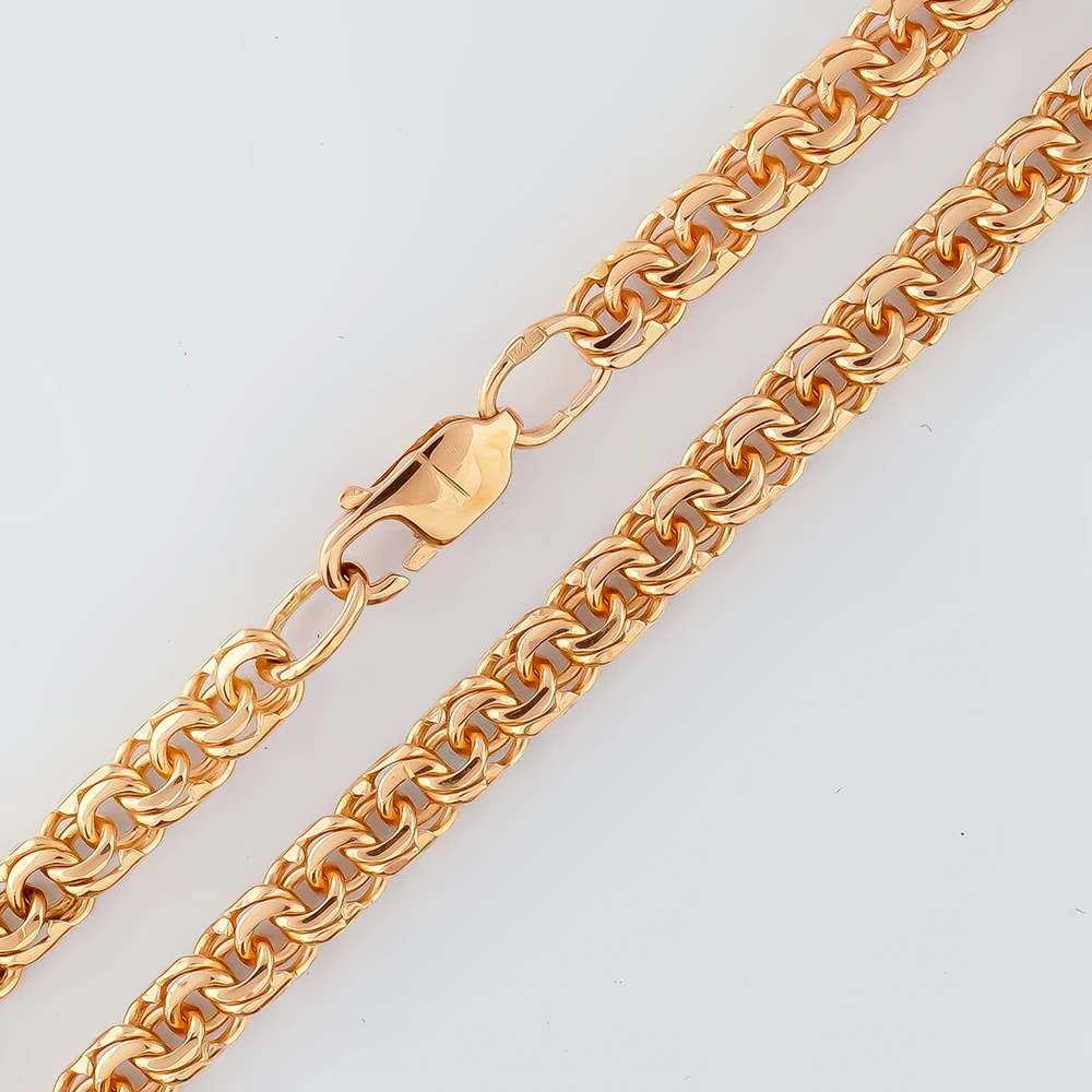 Цепь из красного золота 585 пробы