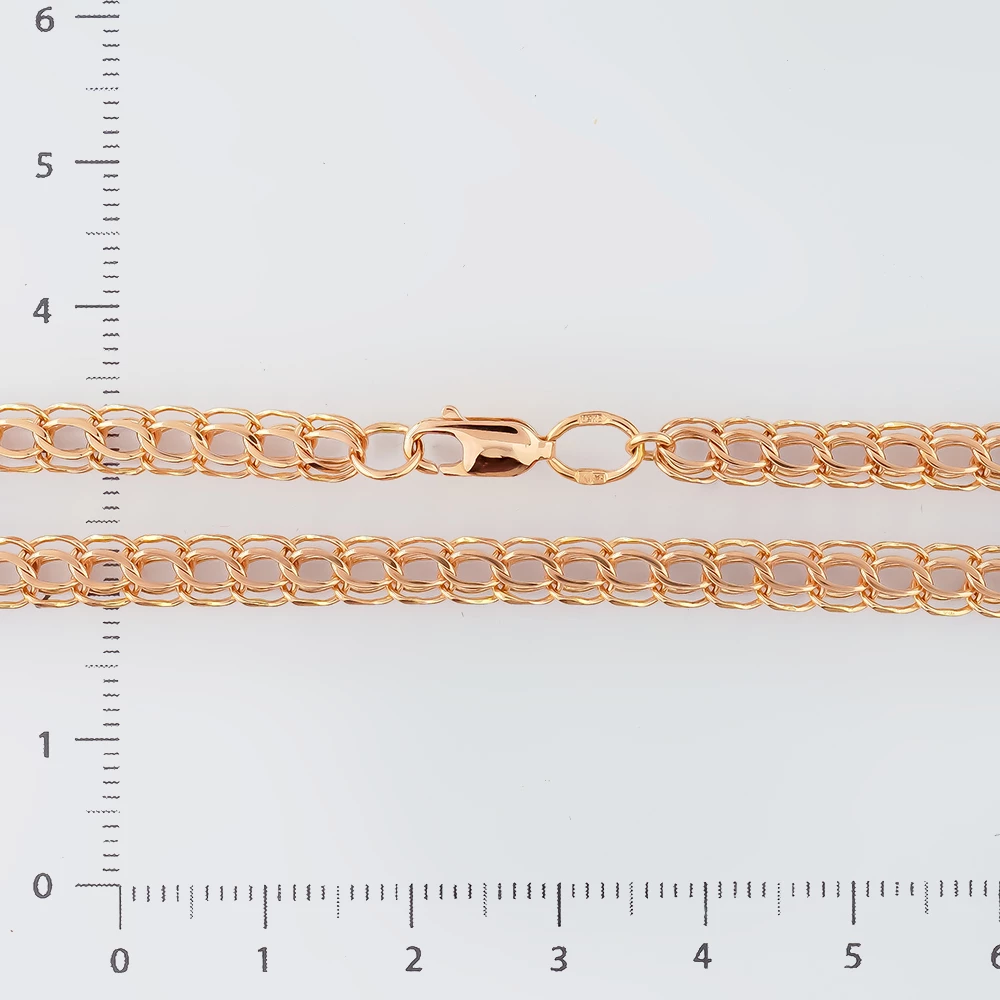 Цепь из красного золота 585 пробы