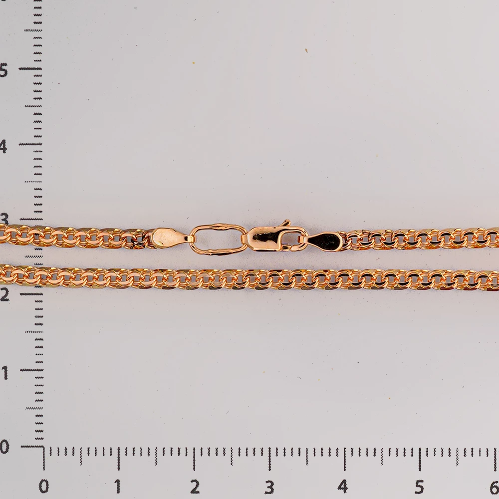 Цепь из красного золота 585 пробы