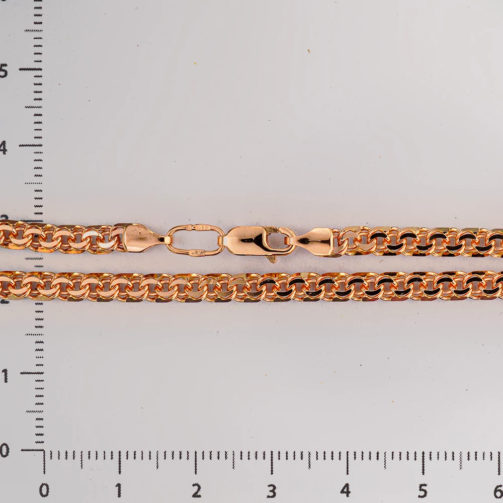 Цепь из красного золота 585 пробы