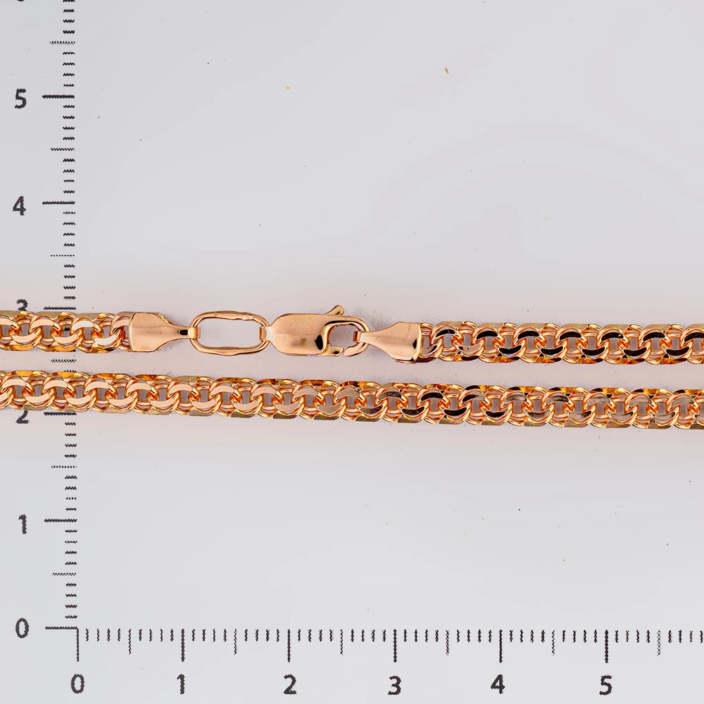 Цепь из красного золота 585 пробы