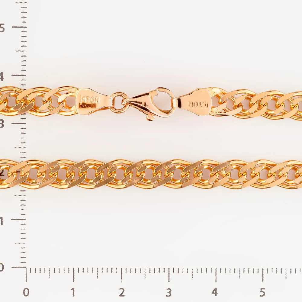 Цепь из красного золота 585 пробы