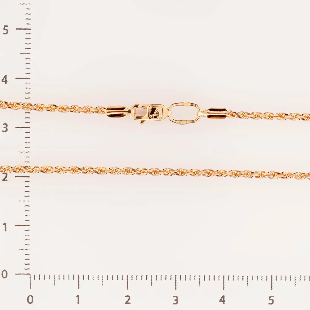 Цепь из красного золота 585 пробы