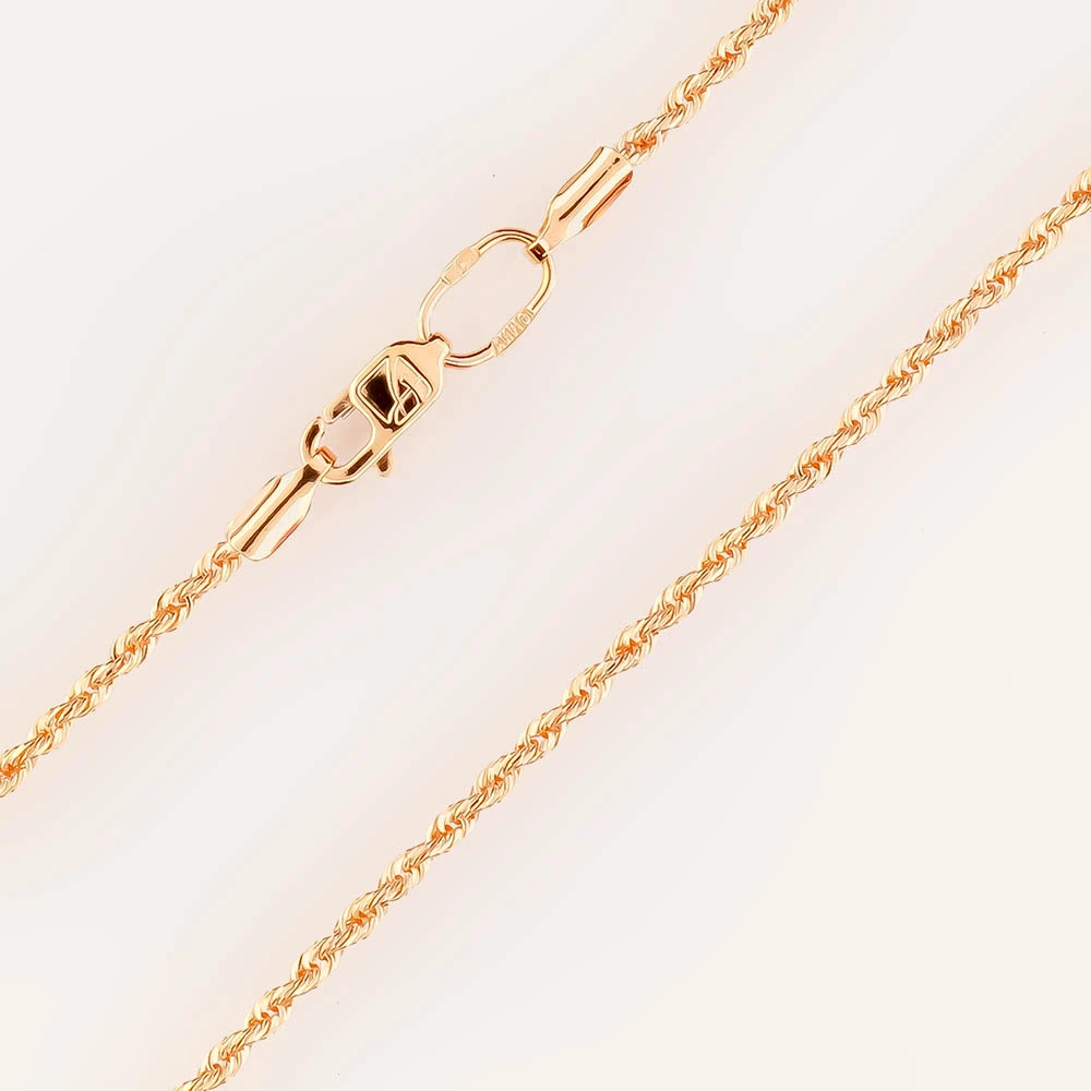 Цепь из красного золота 585 пробы