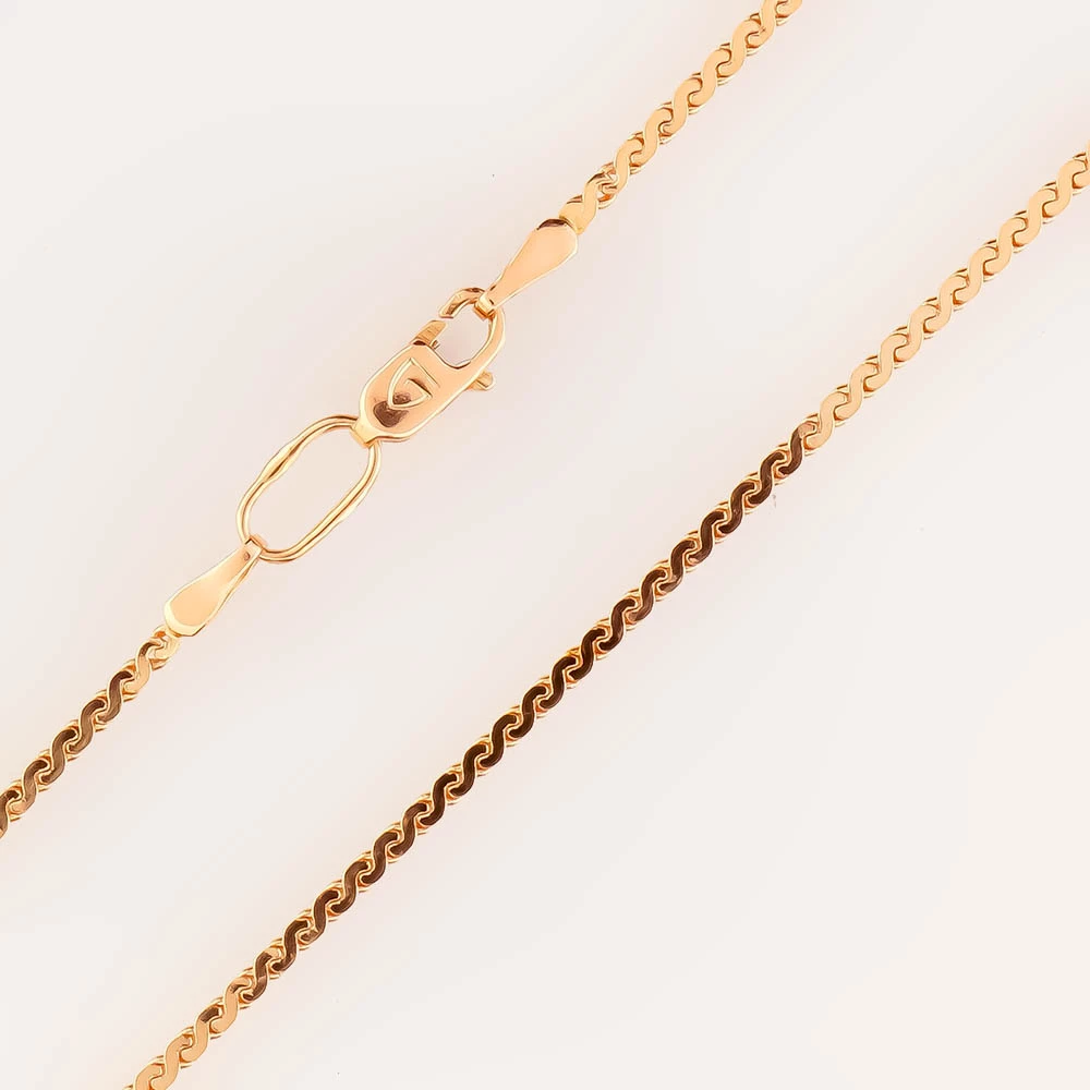 Цепь из красного золота 585 пробы