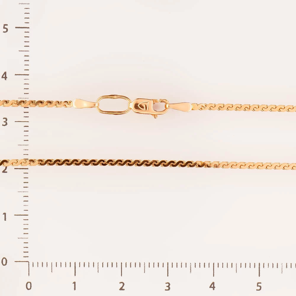 Цепь из красного золота 585 пробы