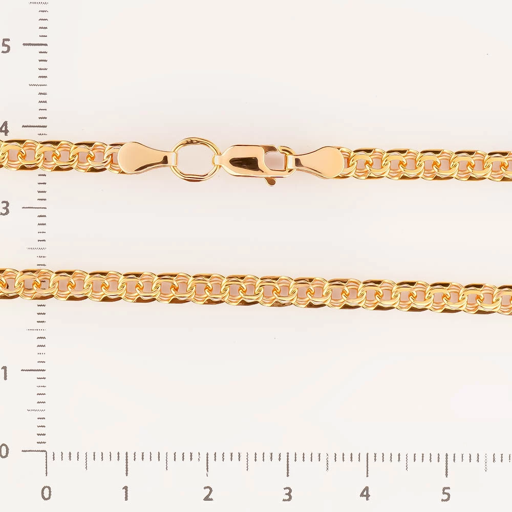 Цепь из красного золота 585 пробы