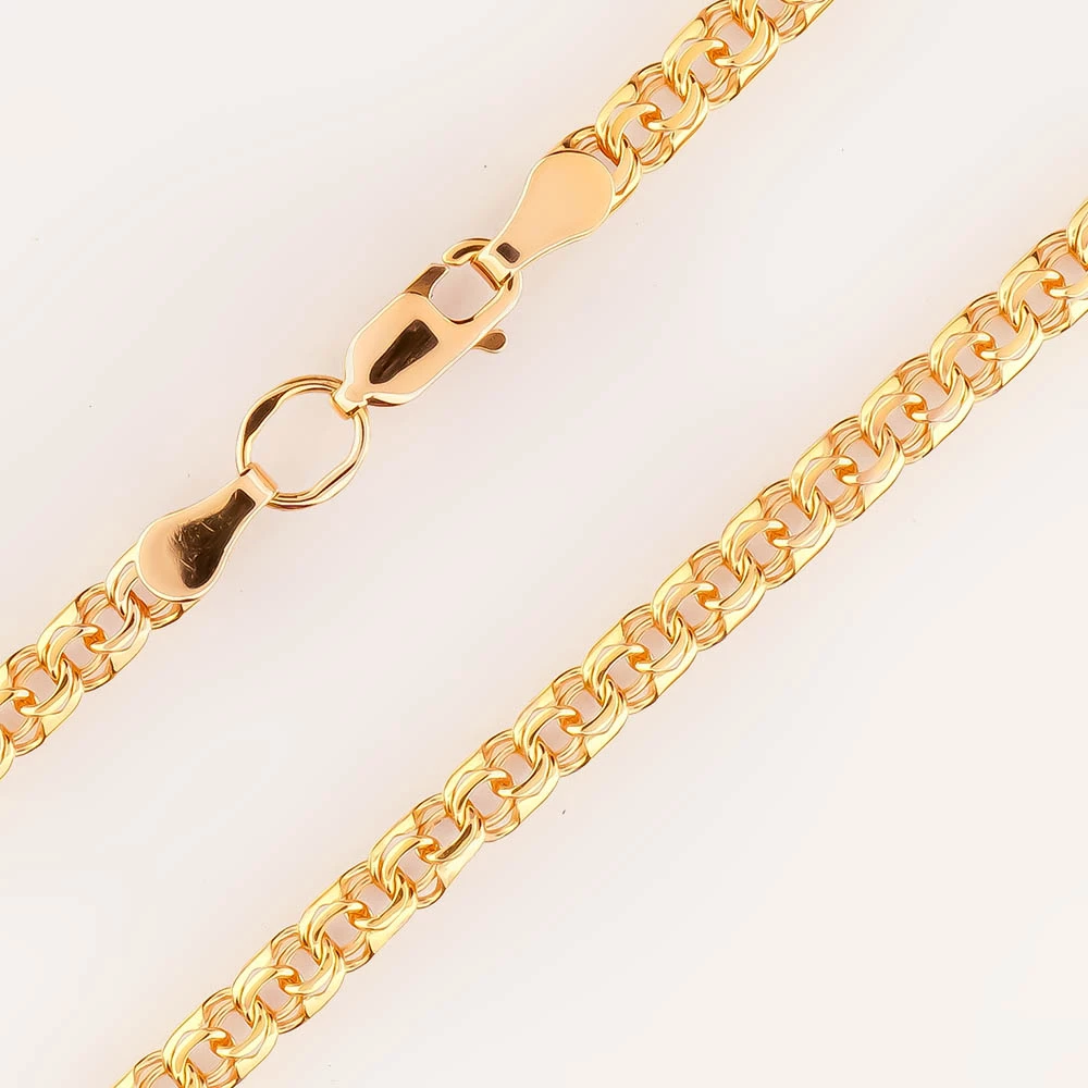 Цепь из красного золота 585 пробы