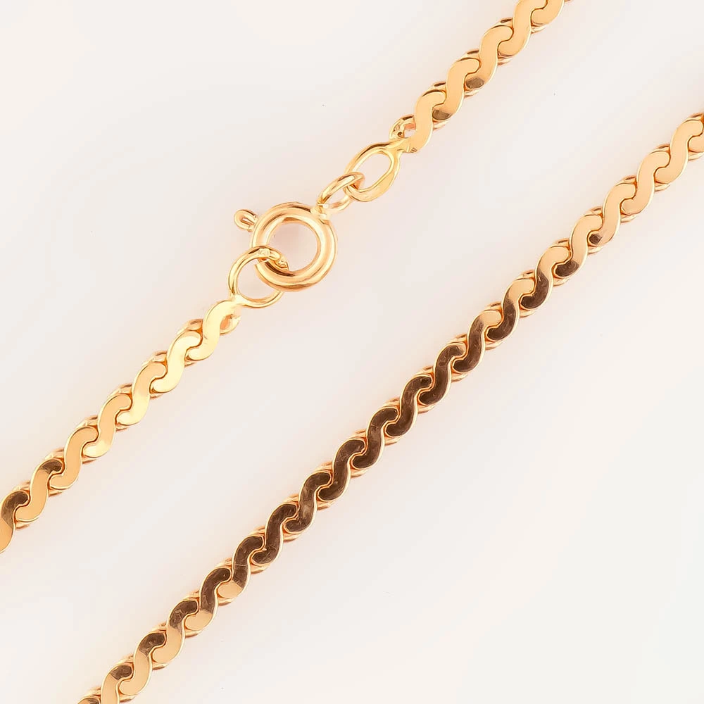 Цепь из красного золота 585 пробы