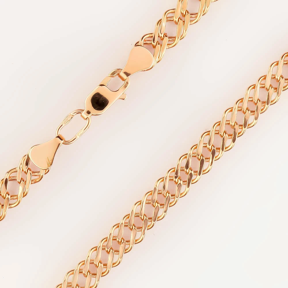 Цепь из красного золота 585 пробы