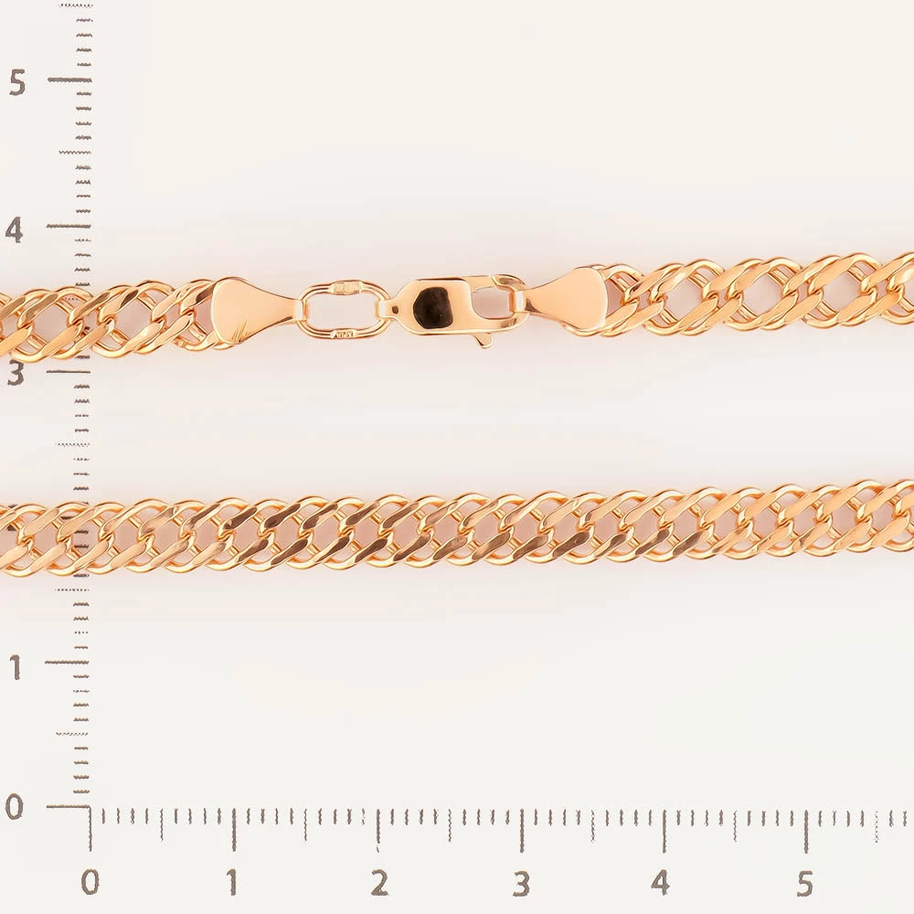 Цепь из красного золота 585 пробы