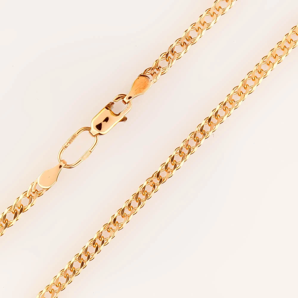 Цепь из красного золота 585 пробы