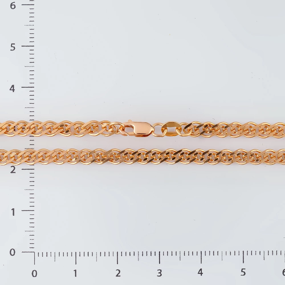 Цепь из красного золота 585 пробы