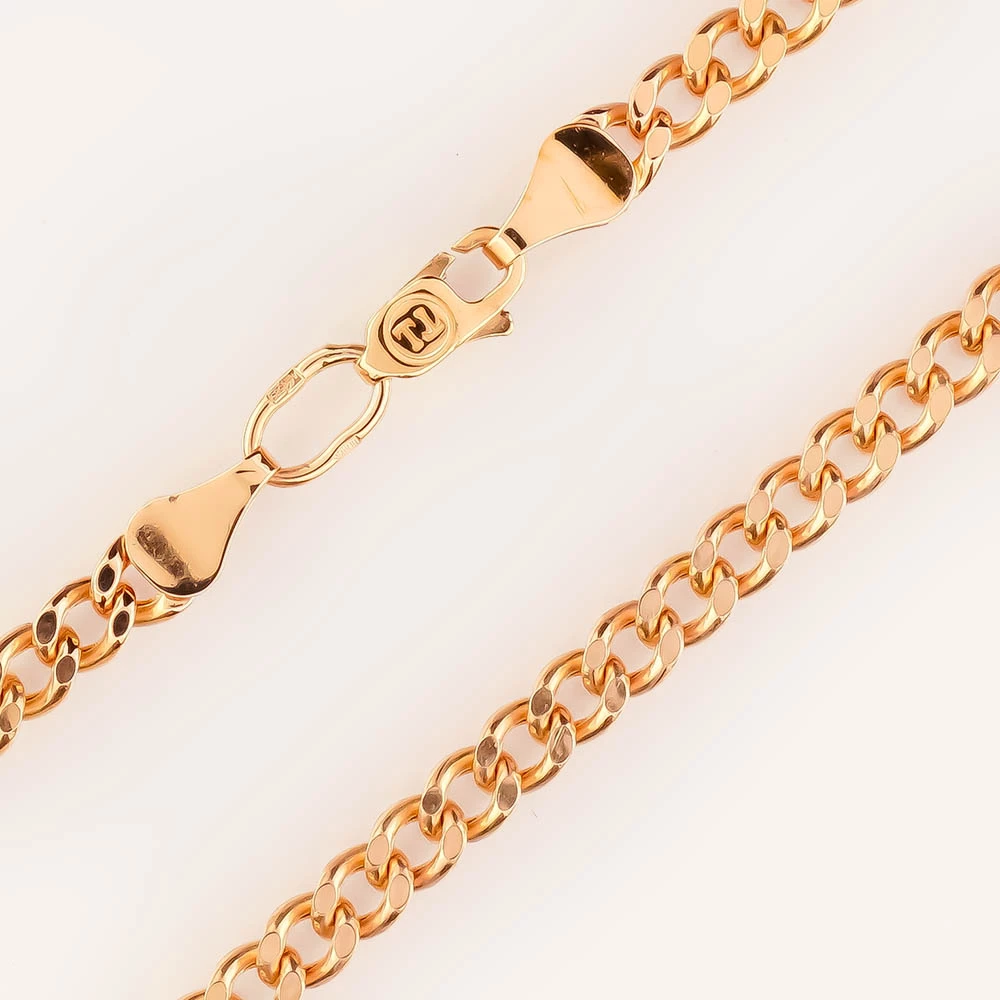 Цепь из красного золота 585 пробы