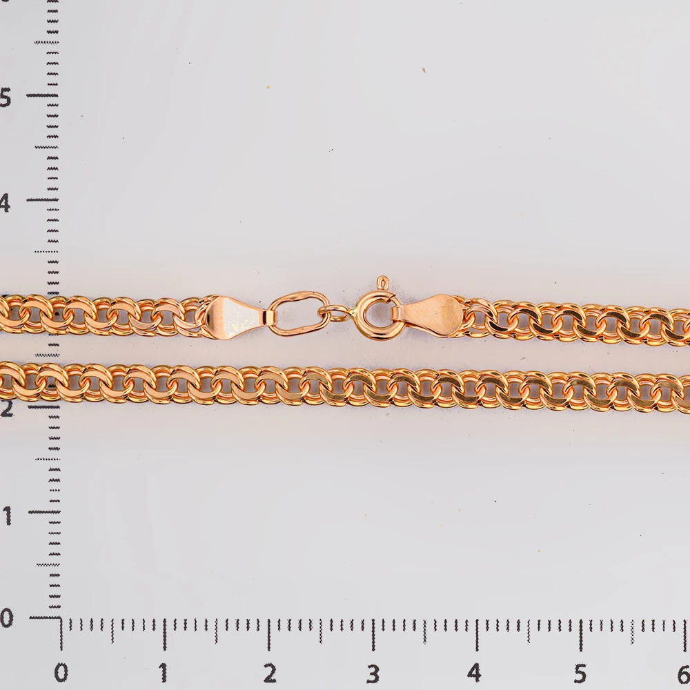 Цепь из красного золота 585 пробы