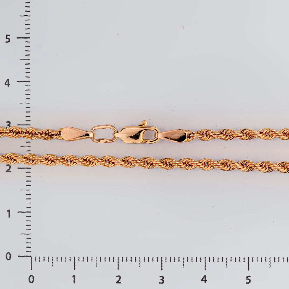 Цепь из красного золота 585 пробы