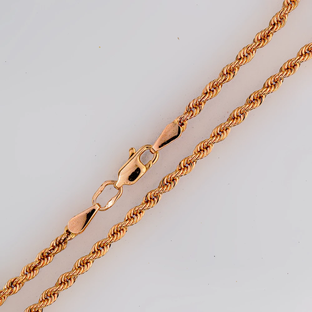 Цепь из красного золота 585 пробы