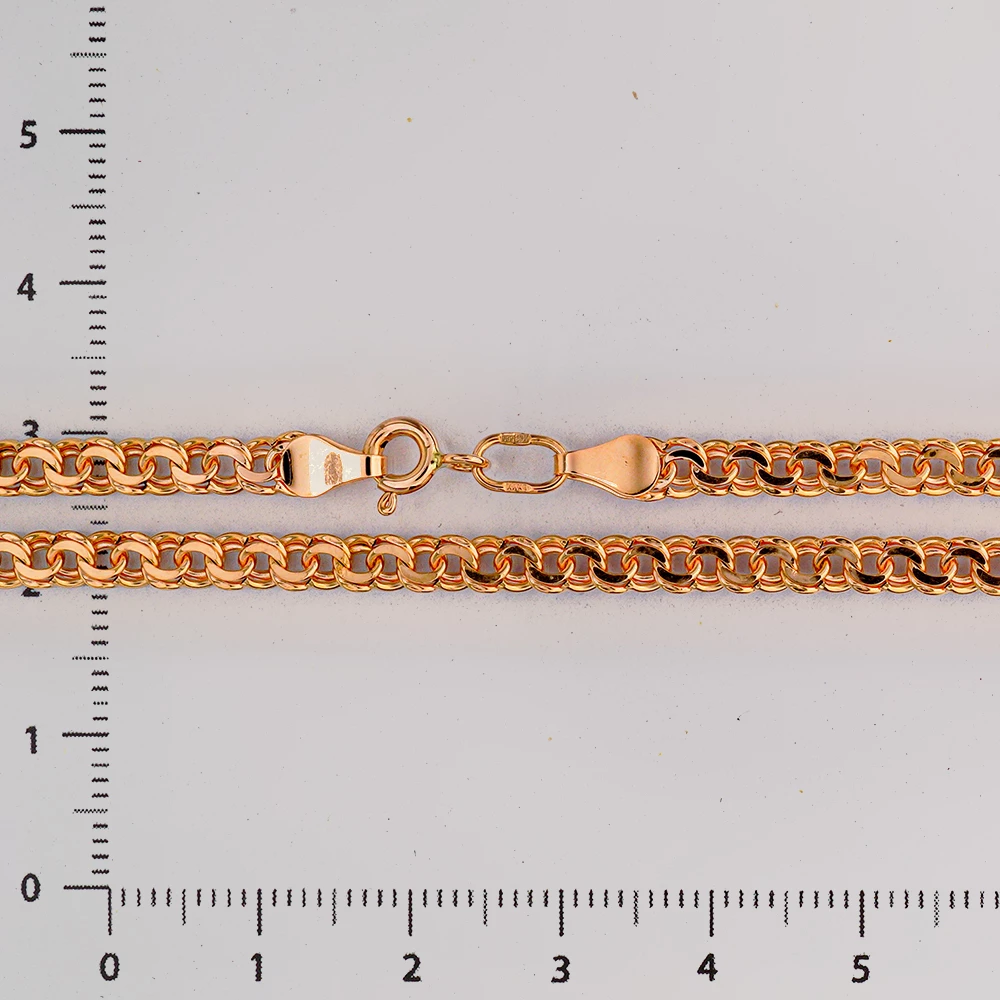 Цепь из красного золота 585 пробы