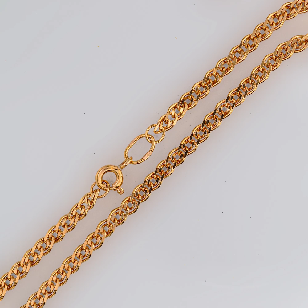 Цепь из красного золота 585 пробы