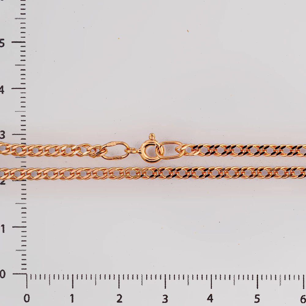 Цепь из красного золота 585 пробы