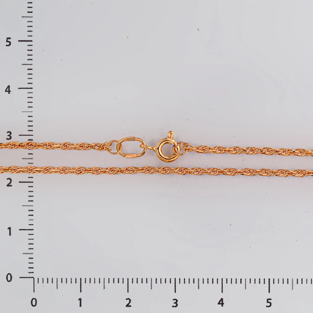 Цепь из красного золота 585 пробы