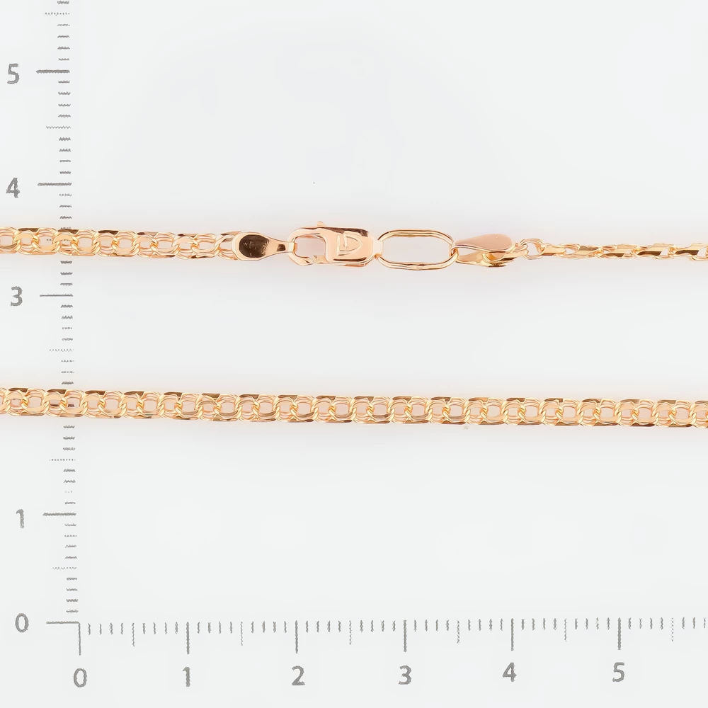 Цепь из красного золота 585 пробы