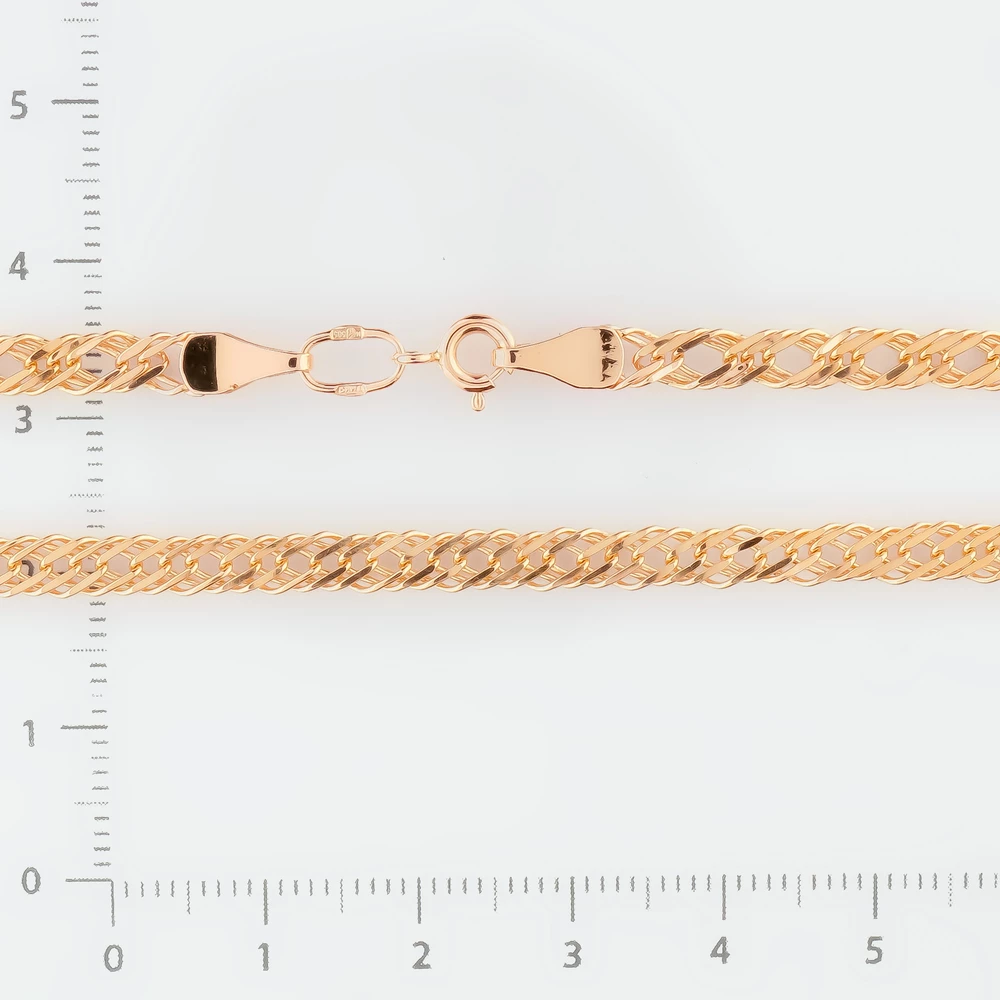 Цепь из красного золота 585 пробы