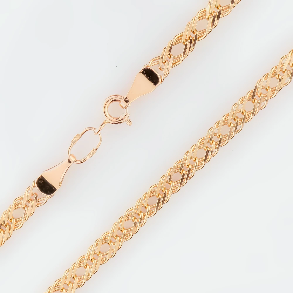 Цепь из красного золота 585 пробы