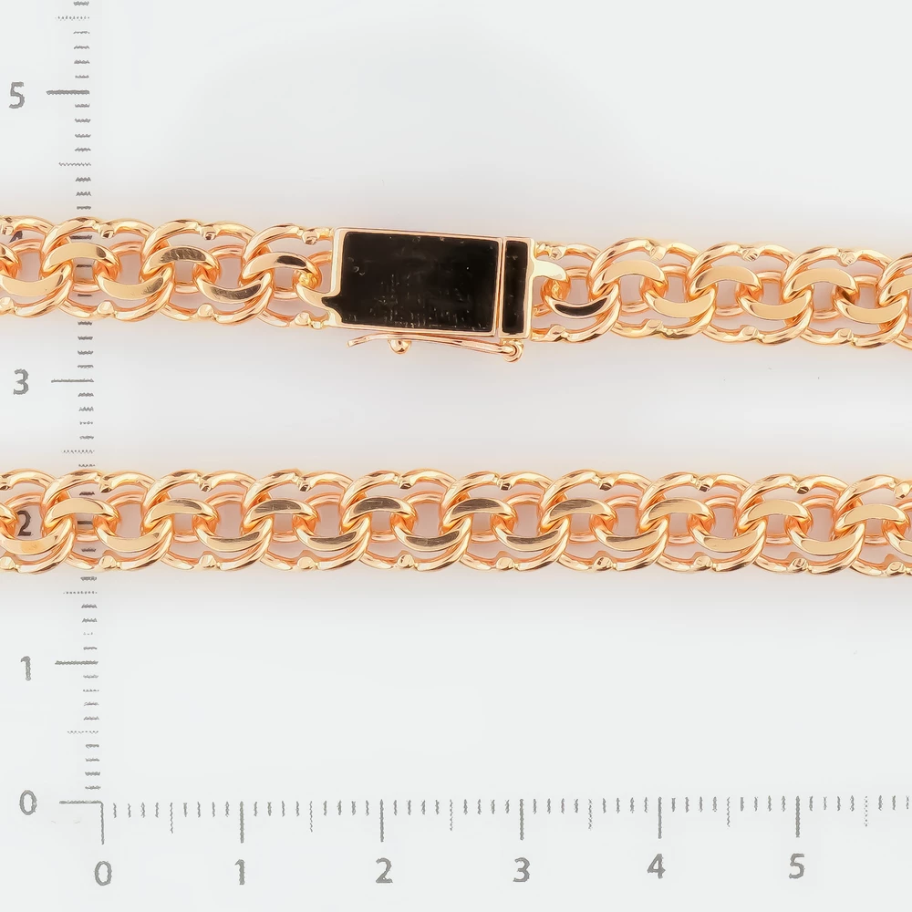 Цепь из красного золота 585 пробы